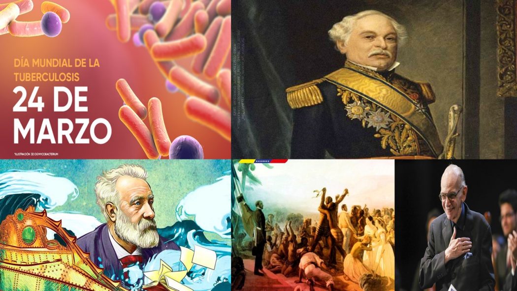 UN DÍA COMO HOY Día Mundial de la Tuberculosis José Antonio Páez