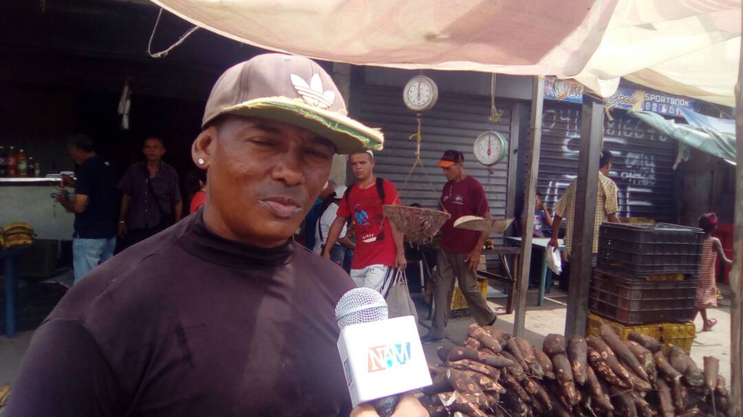 José Galván, vendedor de yuca