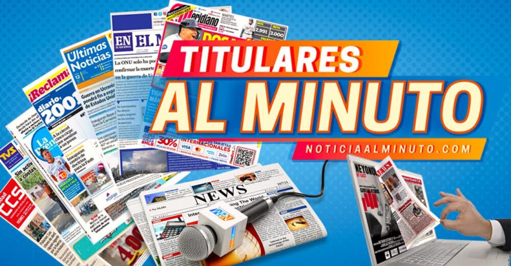 ¡TITULARES AL MINUTO! Revisa aquí las primeras páginas que traen este viernes los principales diarios de circulación nacional || #23FEB
