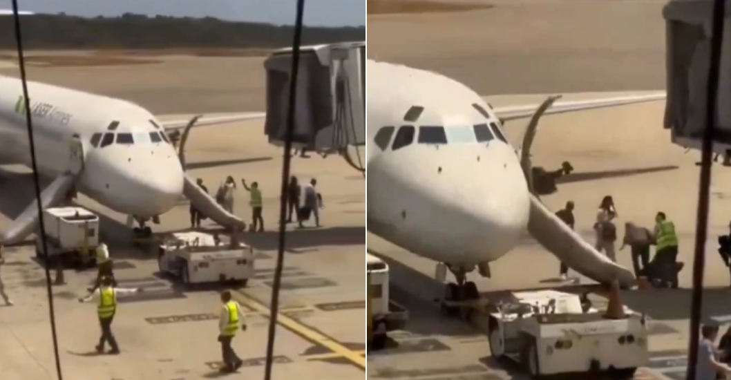 ¡TODO BAJO CONTROL! Evacúan de emergencia un vuelo de Laser Airlines en