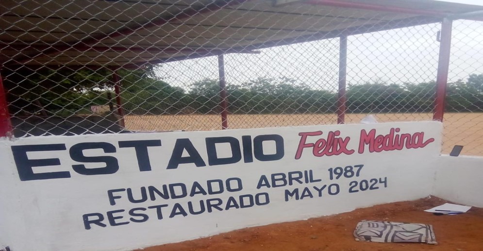 ¡MUNICIPIO LAGUNILLAS! Renovación del Estadio Félix Medina en El Danto un esfuerzo comunitario que revive la pasión deportiva
