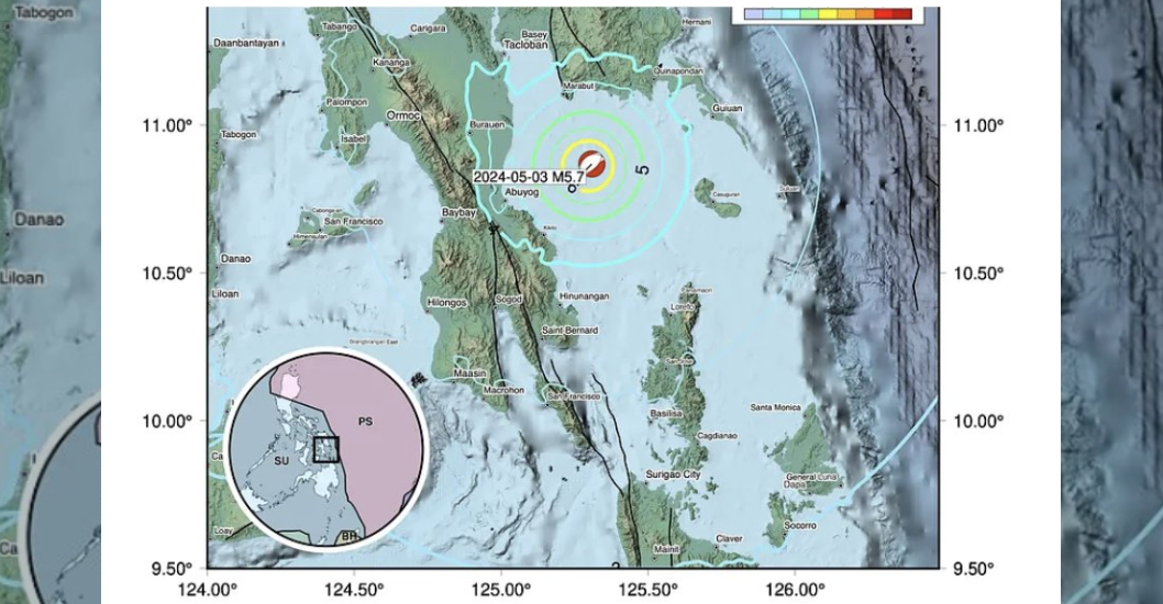 ¡NO HAY REPORTE DE DAÑOS! Terremoto de magnitud 5.7 sacude Filipinas