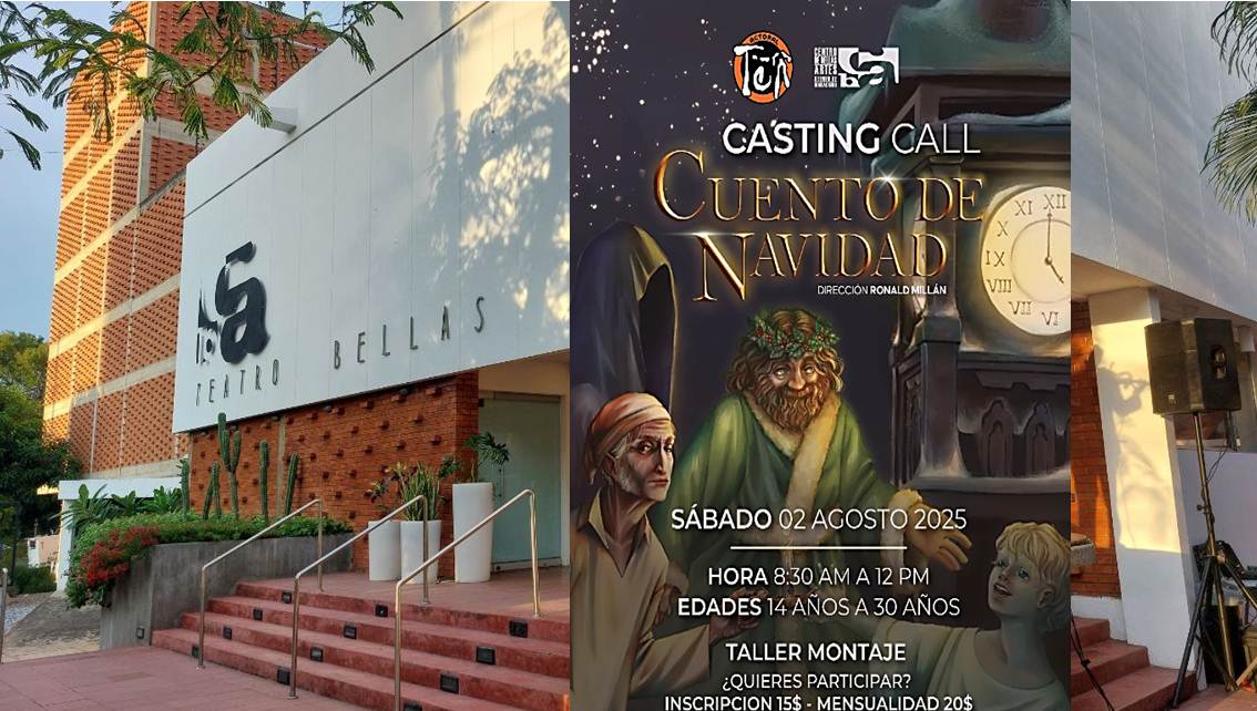¡SÉ PARTE DE ESTA EXPERIENCIA! Atención joven amante del teatro y las obras musicales aquí está tu casting para ‘Cuento de Navidad’ || Detalles