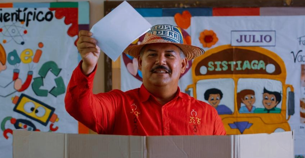 ¡REITERANDO SU COMPROMISO CON LOS PUEBLOS INDÍGENAS! Gobernador Luis Caldera ejerció su derecho al voto en elecciones de concejales indígenas