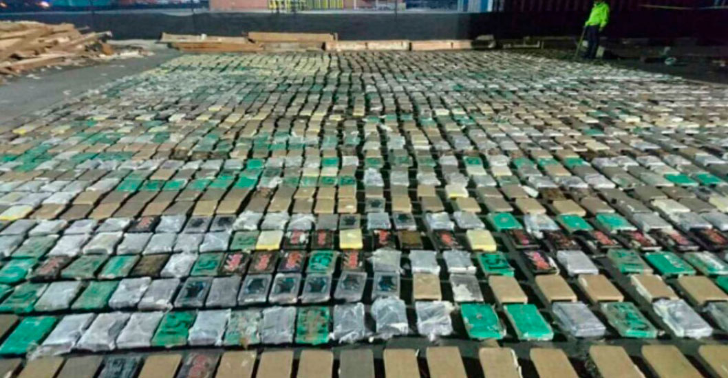 ¡SU DESTINO ERA EUROPA Y CENTROAMÉRICA! Incautan en Colombia cinco toneladas de cocaína