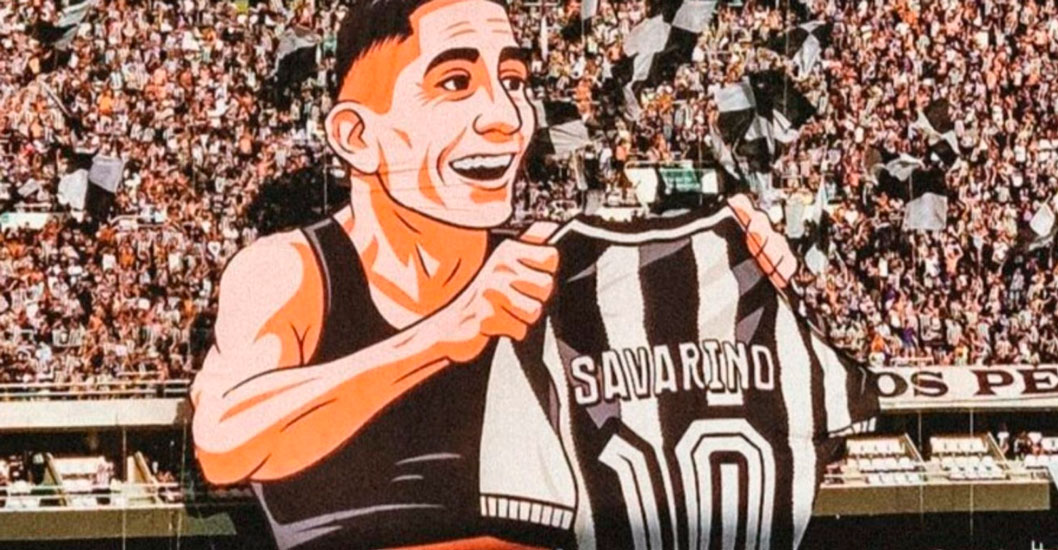 ¡RECONOCIMIENTO A UNA ESTRELLA! Jefferson Savarino es homenajeado por la hinchada del Botafogo