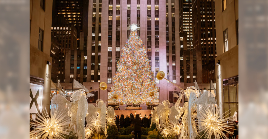 ¡FAMOSO ENCENDIDO DE LA GRAN MANZANA! Nueva York ilumina el árbol del ...