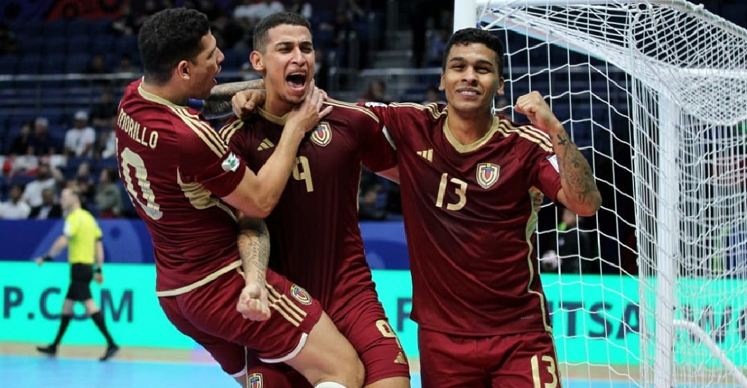 ¡INVICTA! Vinotinto Futsal U20 clasifica a las semifinales del Sudamericano al vencer 3-0 a Colombia