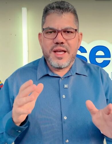 Oscar Urdaneta, intendente del Sedemat