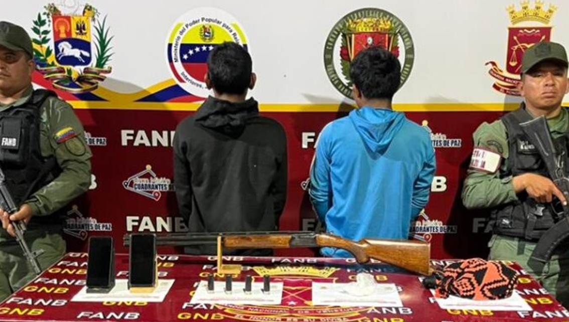 ¡GOLPE AL ABIGEATO EN MACHIQUES! La guardia recupera 20 búfalos robados y detiene con armas y droga a dos individuos