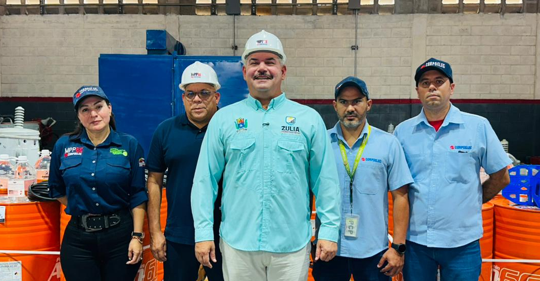 ¡TRABAJO CONJUNTO! Gobernación del Zulia entrega materiales para la reparación de 180 transformadores en alianza con Ministerio de Energía Eléctrica y Corpoelec