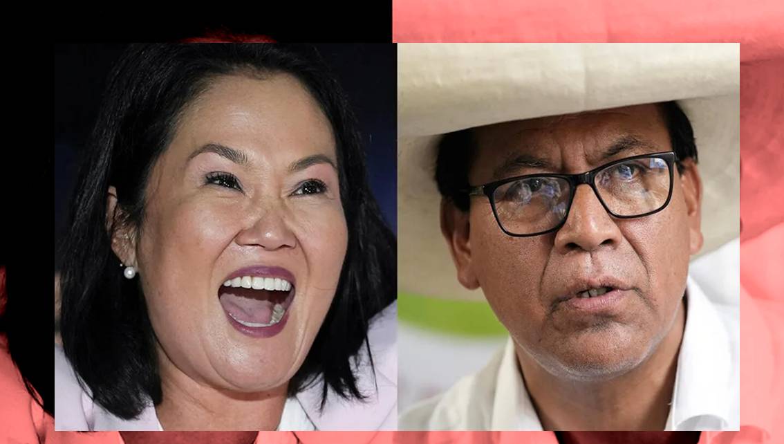 ¡AUMENTA LA INCERTIDUMBRE EN PERÚ! Keiko y Roberto van cabeza a cabeza con Fujimori aventajando levemente y a falta de solo 2% de actas escrutadas