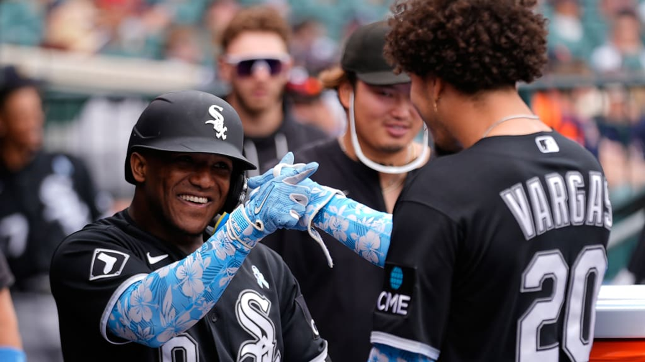 ¿EL COMIENZO DE SU DESPERTAR OFENSIVO? Luisangel Acuña sacó su primera pelota de la campaña en derrota de los Medias Blancas de Chicago