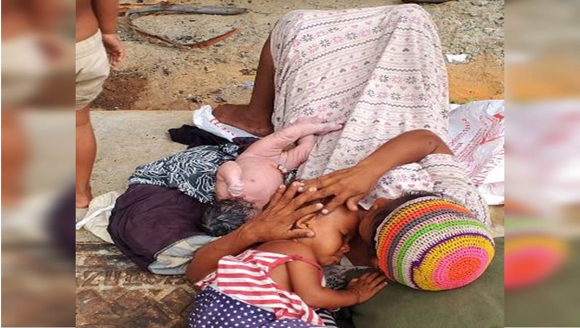 ¡INSÓLITO, MUJER INDÍGENA DA A LUZ EN PLENA VÍA PÚBLICA! Un nuevo ciudadano maracaibero nace en la Circunvalación 2, en el suelo