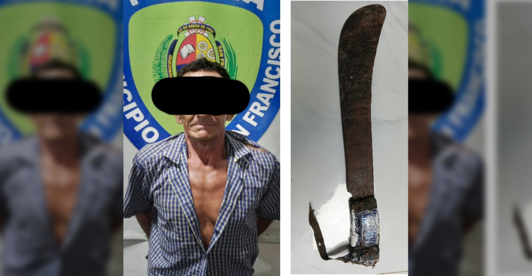 ¡TAMBIÉN AMENAZÓ A MENOR DE EDAD! Polisur detiene a un ciudadano por violencia de género