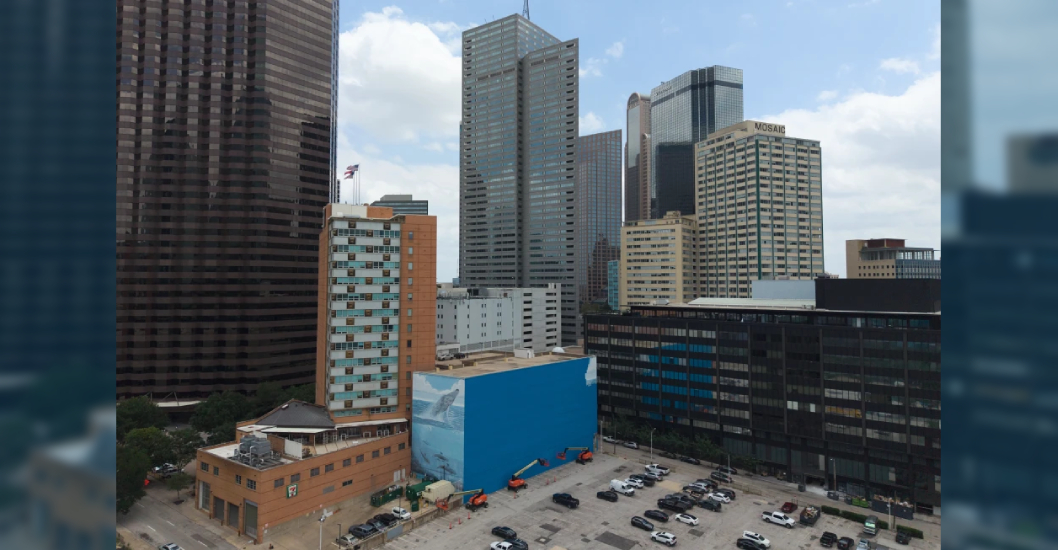 ¡SOLICITA $25 MILLONES DE COMPENSACIÓN! Artista demanda a FIFA por destruir mural de ballena en Dallas antes del Mundial