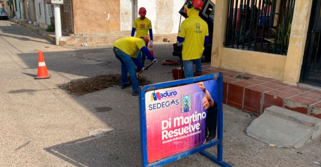 ¡OPTIMIZADO EL SERVICIO! Alcaldía de Maracaibo ejecutó mantenimiento en la red de gas del sector Belloso