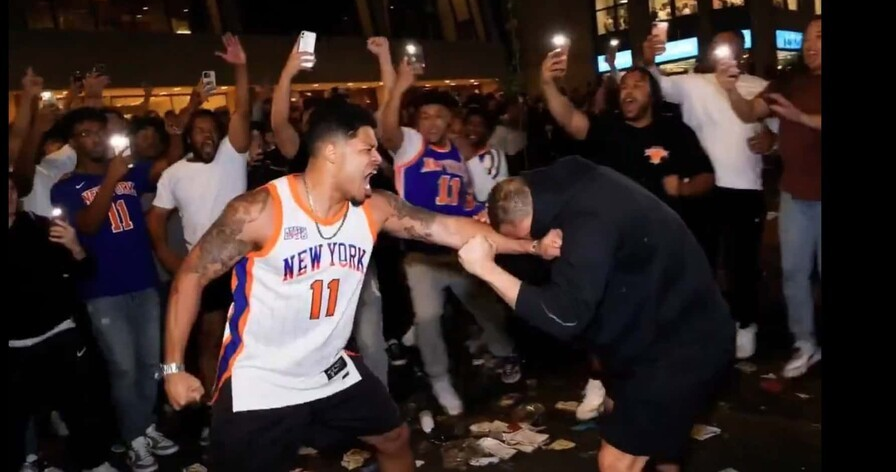 ¡DISTURBIOS EN NUEVA YORK! Derrota de los Knicks en las finales de la NBA generó caos (+Video)