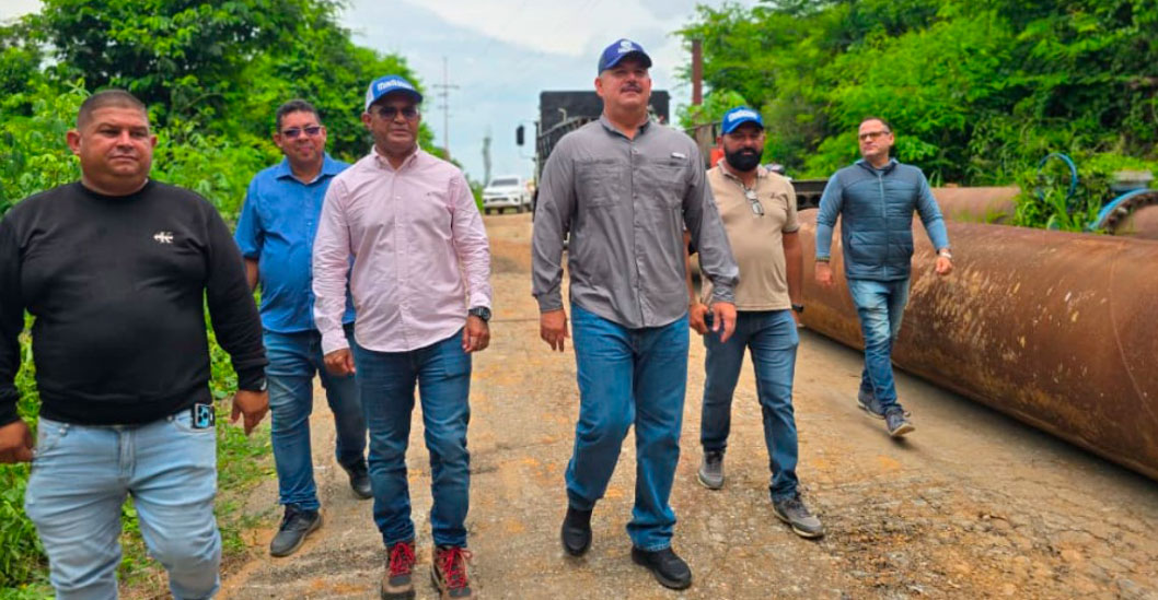 ¡EN CONDICIONES ÓPTIMAS! Inspeccionan embalse Burro Negro e incorporan quinto equipo para producir 350 litros de agua por segundo