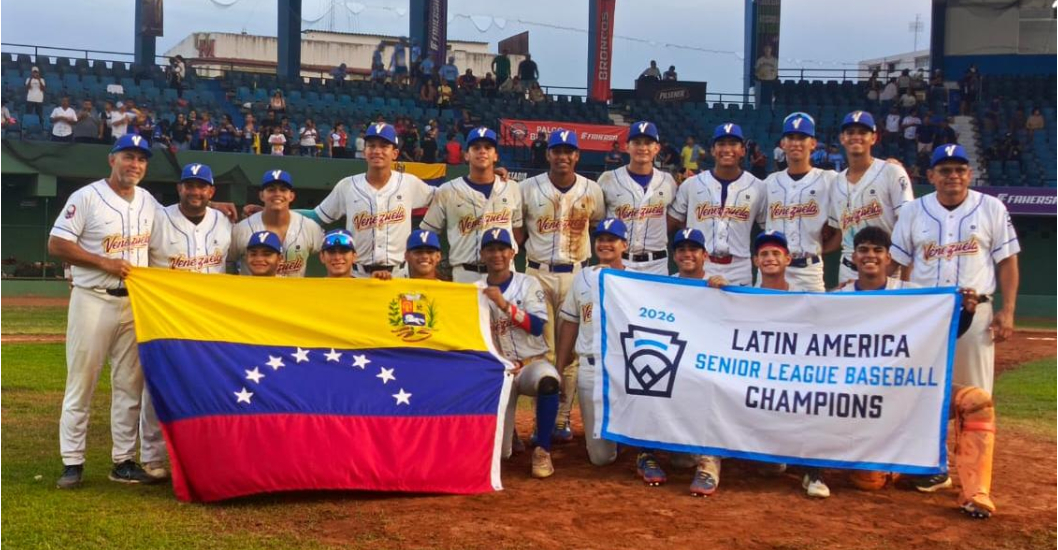 ¡TRIBUTO AL PAÍS EN MEDIO DE LA TRAGEDIA! Pequeña Liga de Coquivacoa campeón del Latinoamericano Senior de Béisbol