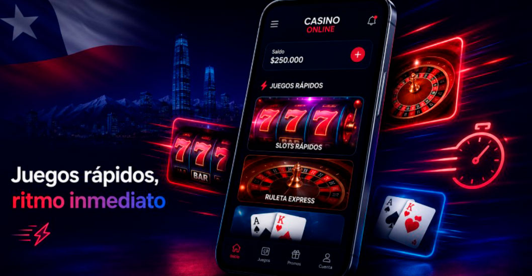 Juegos rápidos en casino online: por qué atraen tanto en Chile