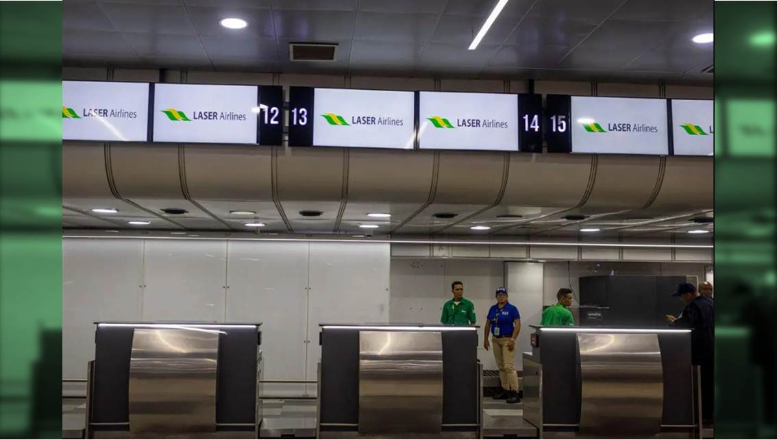 ¡INSPECCIÓN DE FLOTAS Y REACTIVACIÓN DE RUTAS! Equipo de Laser Airlines ingresa al terminal de Maiquetía a evaluar condiciones