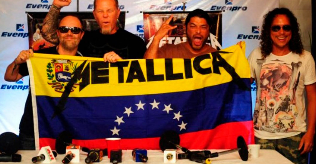 ¡METALLICA SE SOLIDARIZA CON VENEZUELA! Su fundación dona 100.000 dólares para operaciones de rescate y asistencia médica