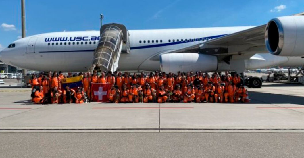 ¡SUIZA CONCLUYE LA MISIÓN DE SU EQUIPO DE RESCATE! Enviará expertos para asistir a los sobrevivientes