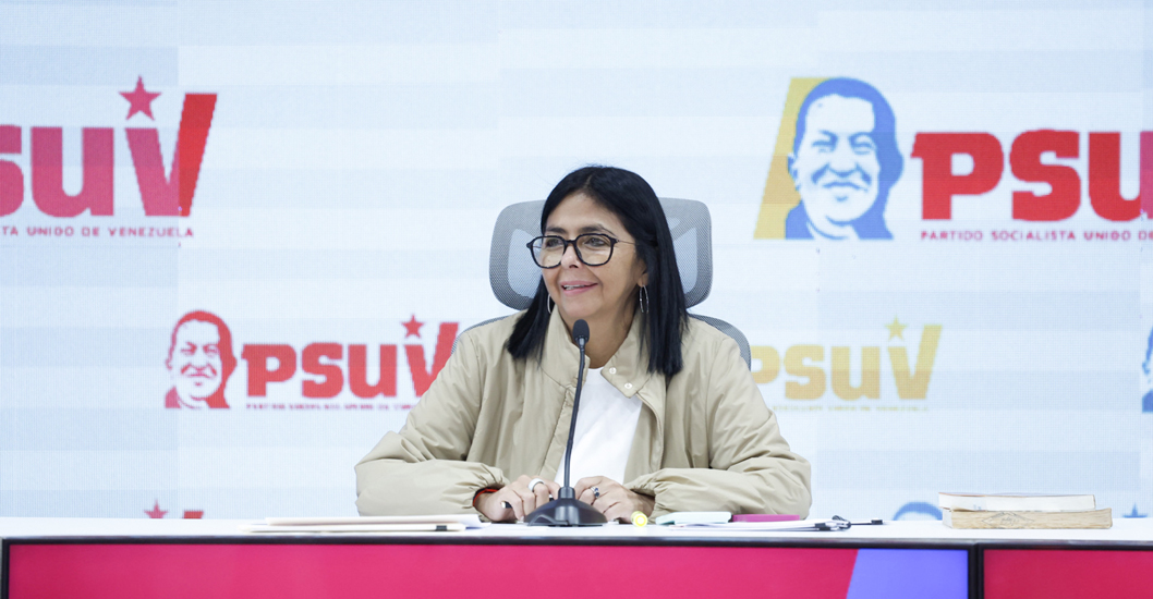 ¡COHESIÓN POLÍTICA! Delcy Rodríguez encabeza reunión de trabajo con la Dirección Nacional del PSUV y la JPSUV