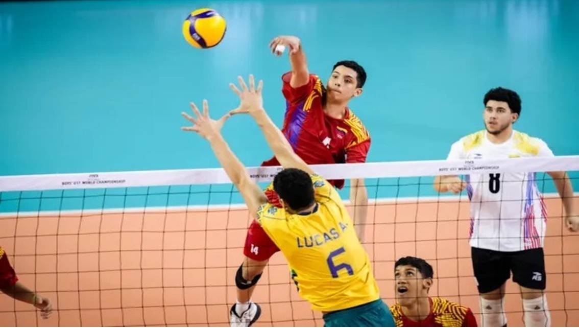 ¡VENEZUELA SE QUEDA EN CUARTOS DE FINAL! La criolla cae derrotada ante Brasil en el Mundial Sub-17 de Voleibol