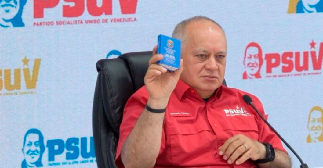 ¡ENVÍA MENSAJE POR TELEGRAM! Cabello: Extremistas no representan al país