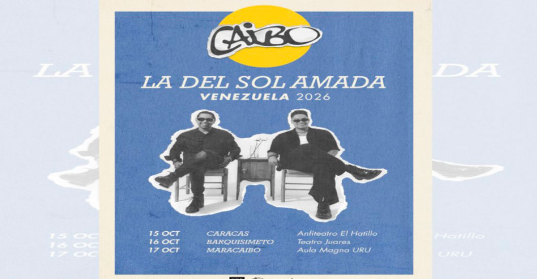 ¡UN REENCUENTRO QUE SE EXTIENDE! Caibo abre una nueva fecha en Maracaibo para su gira «La del Sol Amada»