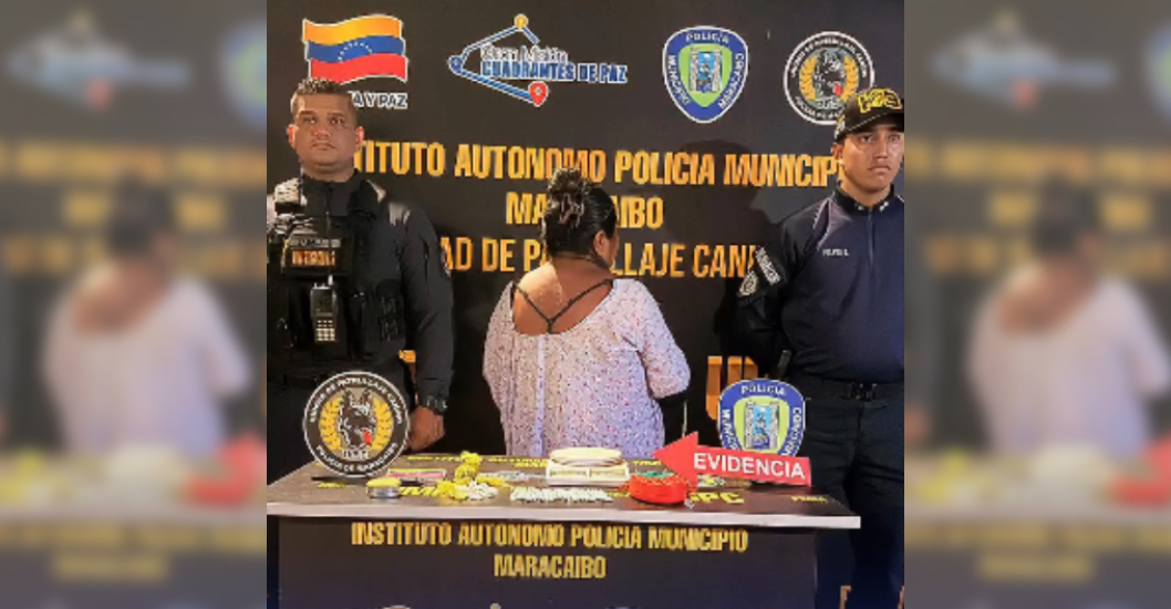 ¡CON VARIOS TIPOS DE DROGA! Polimaracaibo aprehende a mujer presuntamente vinculada al microtráfico en Idelfonso Vásquez