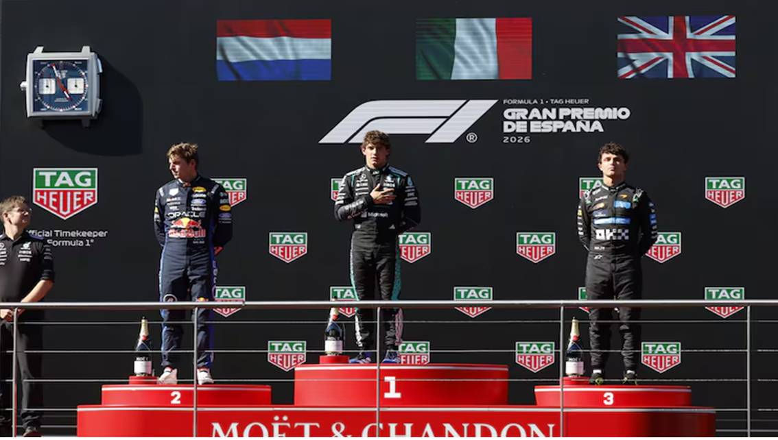¡ANTONELLI CONQUISTA EL MADRING! Kimi se impone a Verstappen y Norris en el Gran Premio de España || F1