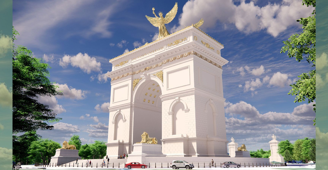 ¡OTRO PROYECTO CON POLÉMICA! Construcción de arco de Trump comenzará este mes, según alto funcionario de EEUU