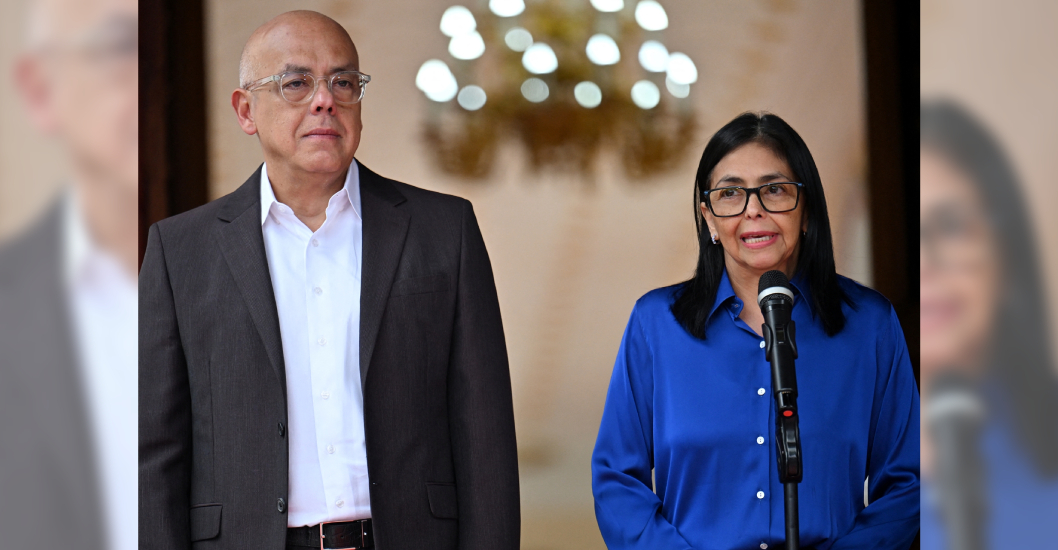 ¡CON LA DIPLOMACIA DE PAZ! Delcy Rodríguez agradeció gestiones del Dr. Jorge Rodríguez para el restablecimiento de relaciones con Reino Unido ​