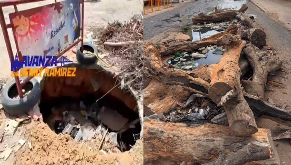 ¡»NI EN MARACAIBO NI EN EL ZULIA ATIENDEN A LA COMUNIDAD»! Vecinos de La Victoria III a Presidenta Delcy Rodríguez tras diez meses denunciando socavones y botes de agua sin la más mínima solución || Fotos+Video