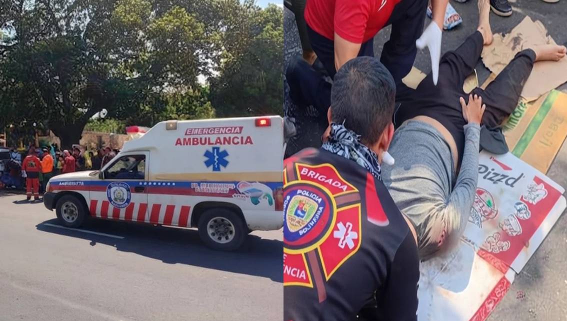 ¡’MOTOLOCURA’ SIGUE GENERANDO LESIONADOS! Motorizado se ‘estampa’ por detrás contra un auto aparcado en la C-1