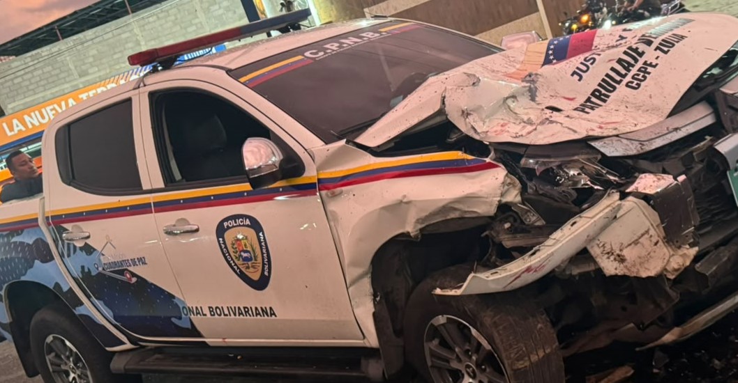 ¡INVESTIGAN EL INCIDENTE! Unidad de la CPNB involucrada en colisión vehicular en el sector La Polar de San Francisco