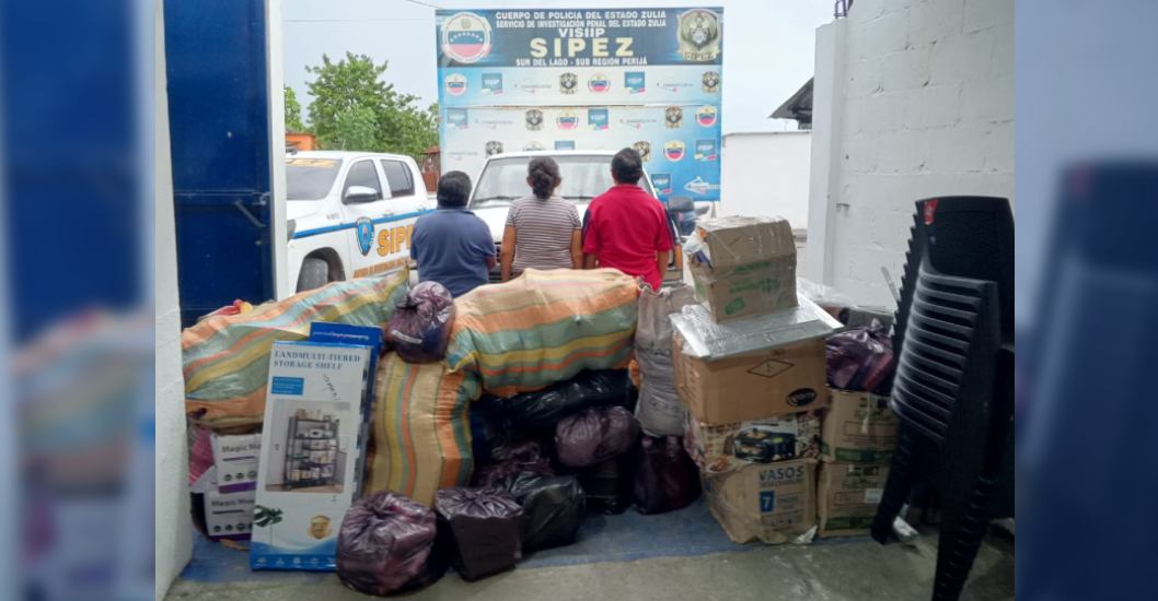 ¡OPERATIVO DEL SIPEZ! Detienen a tres personas en el Sur del Lago por contrabando de introducción