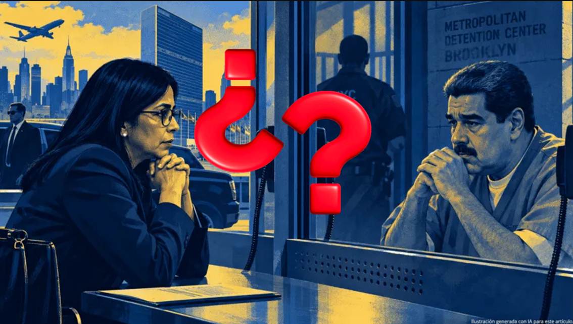 ¿ES FACTIBLE UNA VISITA DE DELCY RODRÍGUEZ A MADURO? No se sabe si está previsto en la agenda de la Presidenta (E) || Esto establece la ley