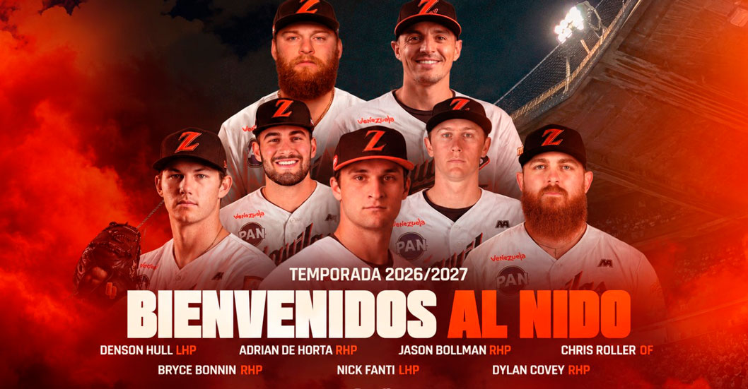 ¡NIDO ALADO ARMADO! Águilas del Zulia revela a sus 7 importados para el inicio de la LVBP