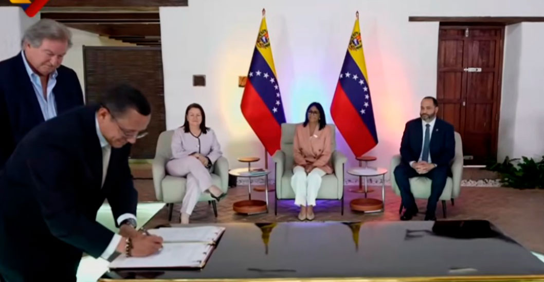 ¡»MUESTRA DE CONFIANZA»! El mensaje de Delcy Rodríguez al Grupo Gilinski tras firmar por 25 años con Pdvsa