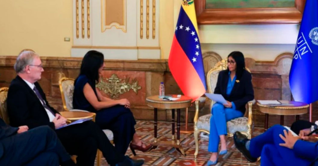 ¡ALIANZA INTERNACIONAL! Delcy Rodríguez se reúne en Miraflores con la directora regional del PNUD