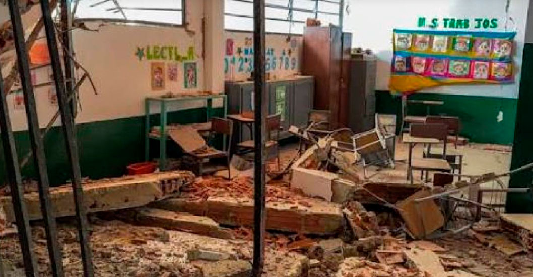 ¡A DÍAS DEL REGRESO A CLASES! Más de 80 escuelas que no podrán iniciar activiades tras el terremoto