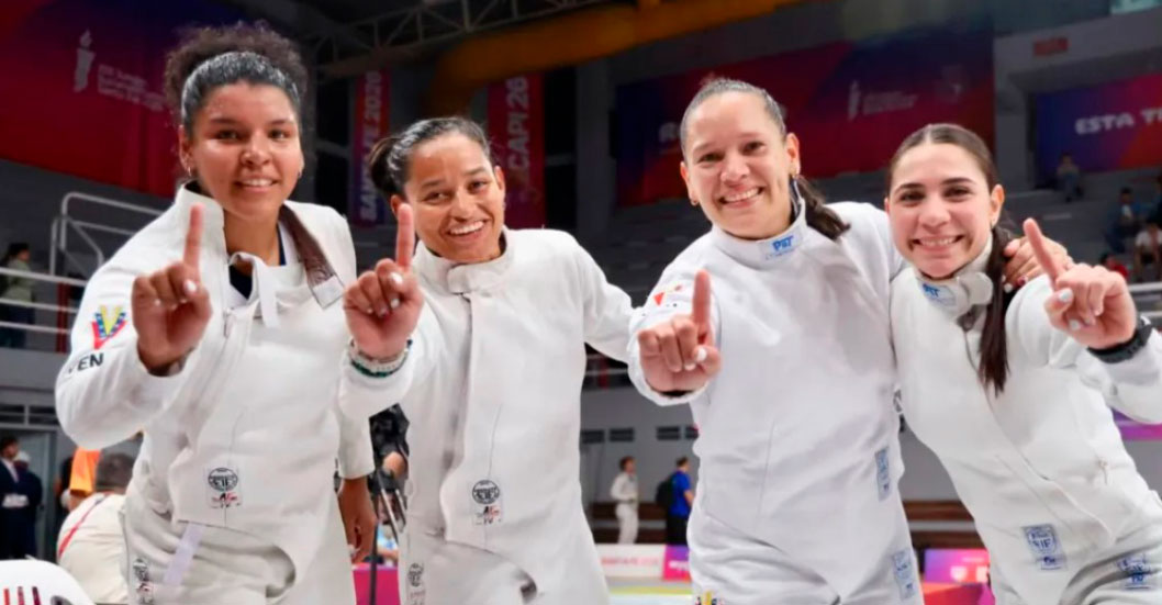 ¡DOMINIO ABSOLUTO! La espada femenina de Venezuela se baña de oro en los Juegos Suramericanos