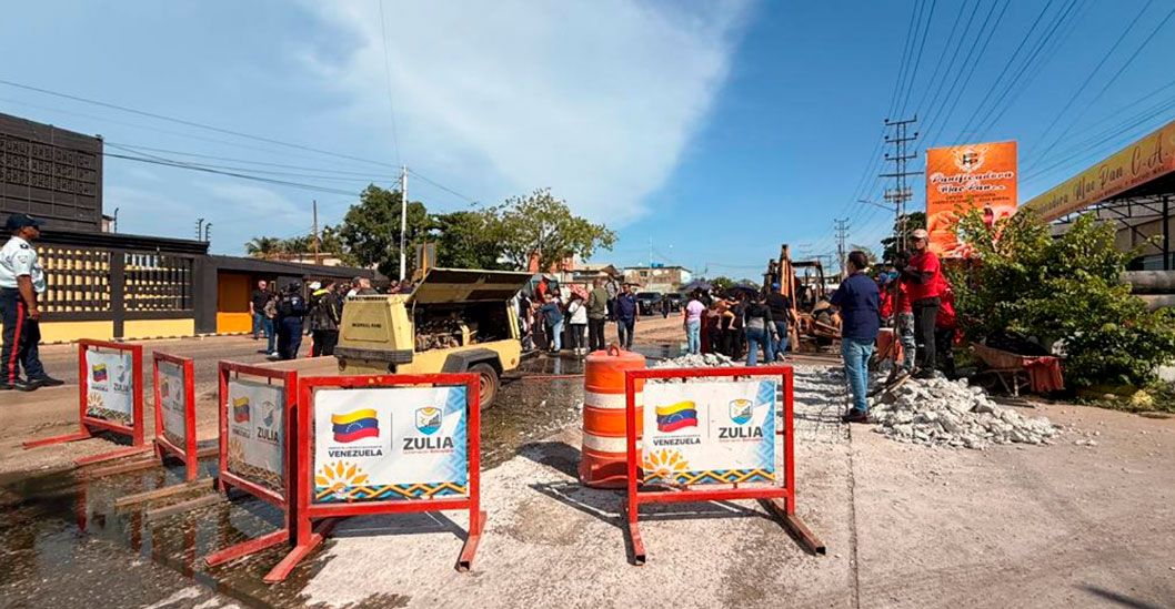 ¡SOLUCIÓN ESTRUCTURAL! Inician rehabilitación integral del sistema de aguas servidas y drenaje en la avenida Los Haticos de Maracaibo