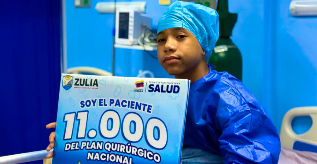 ¡HITO HOSPITALARIO EN EL ZULIA! Jeremías, el rostro de los 11.000 pacientes operados  por el Plan Quirúrgico Nacional en el Zulia