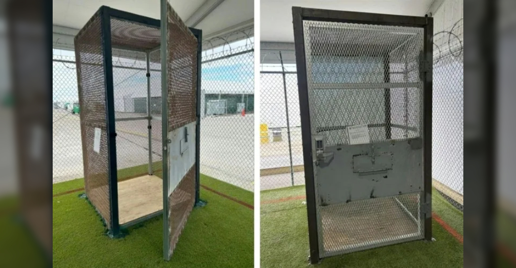 ¡REVELA INVESTIGACIÓN DEL DHS! Detenidos en «Alligator Alcatraz» estaban en celdas del tamaño de una cabina telefónica
