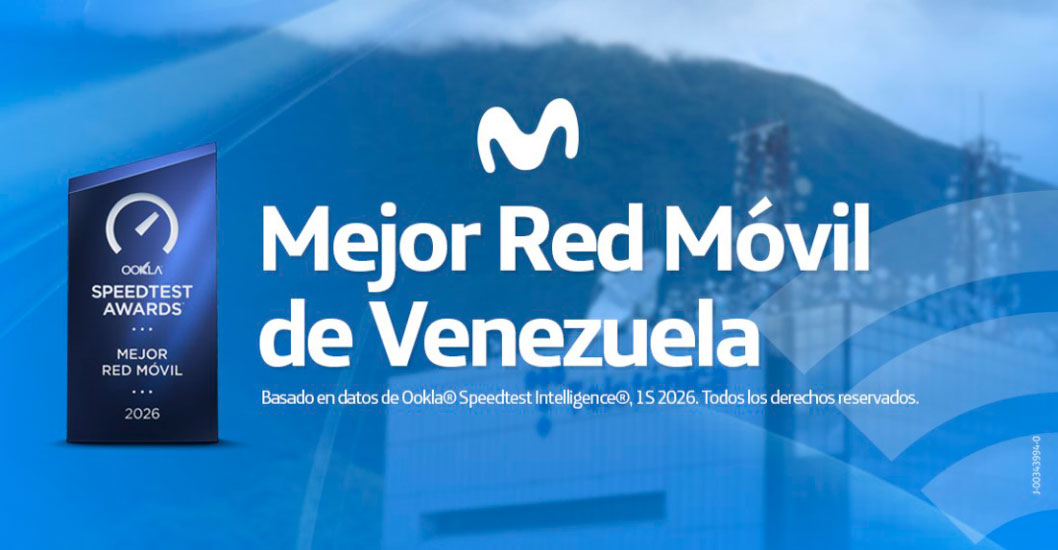Movistar Venezuela es reconocida por Ookla como la Mejor Red Móvil de Venezuela